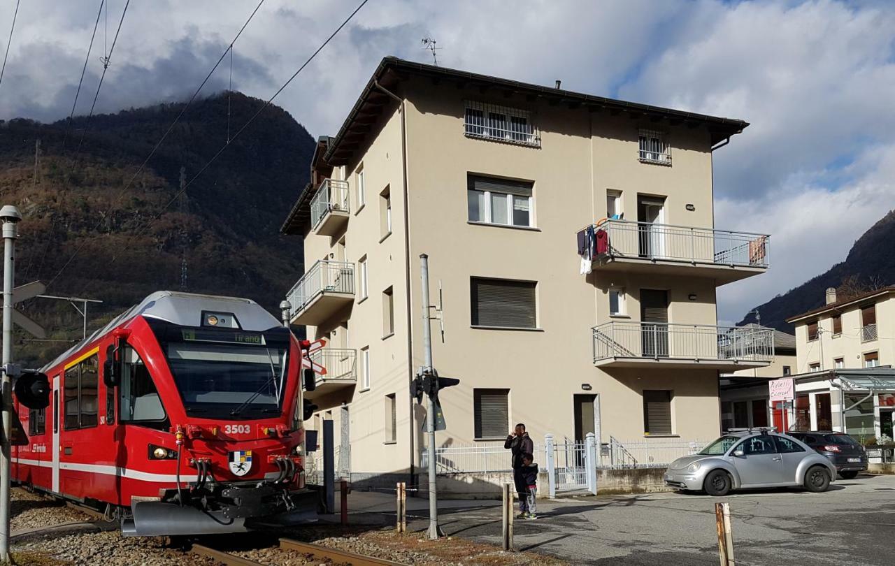 Le Stanze Del Trenino Rosso Apartment Tirano Bagian luar foto